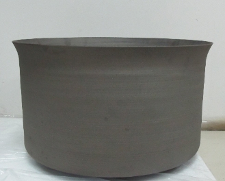 Titanium alloy metal spinning container