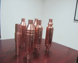 Copper tube metal spinning details