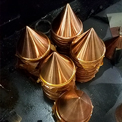 Copper liner material Metal spinning OEM