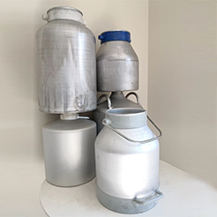 Aluminum milk bucket spinning OEM