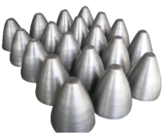 Aluminum shell metal spinning