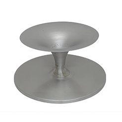 Assembled table base metal spinning