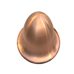 Copper hemispherical shield metal spinning