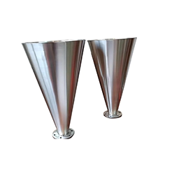 Stainless steel spinning funnel