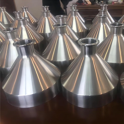 Stainless steel funnel (metal spinning + polishing)