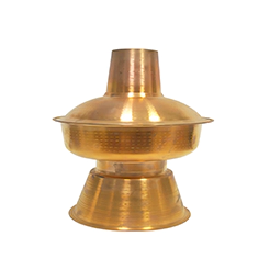 Copper hot pot metal spinning processing OEM