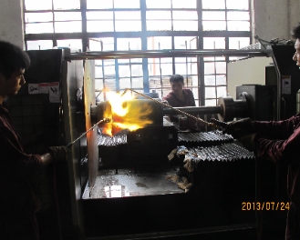 Hot metal spinning process