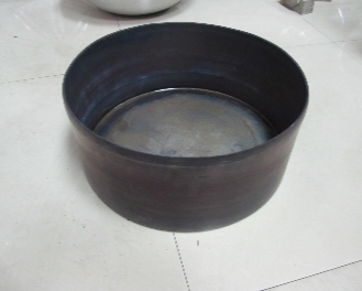 Hot metal spinning alloy crucible