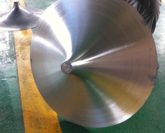 Aluminum metal spinning and polishing