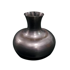 Stainless steel metal vase spinning