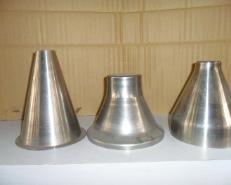 Stainless steel metal spinning samples