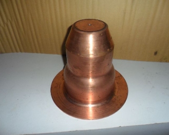 Copper shell metal spinning