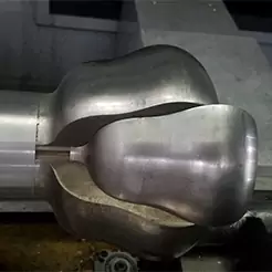 CNC metal spinning petal mold processing