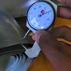 Wall thickness accuracy measurement