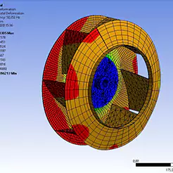 Industrial fan impeller drawings