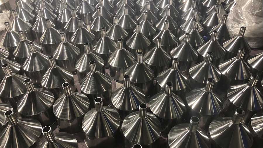 Stainless Steel Funnels  Metal Polishing