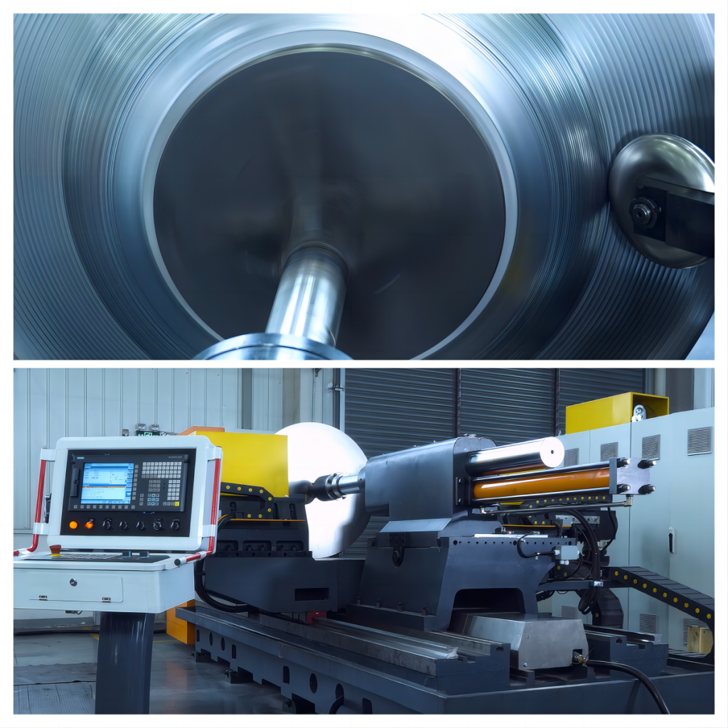 Altron's CNC metal spinning process